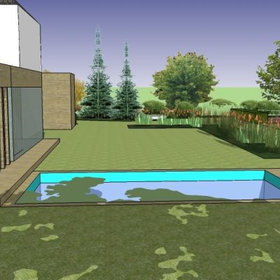 Vizualizace zahrady - Šťáhlavy