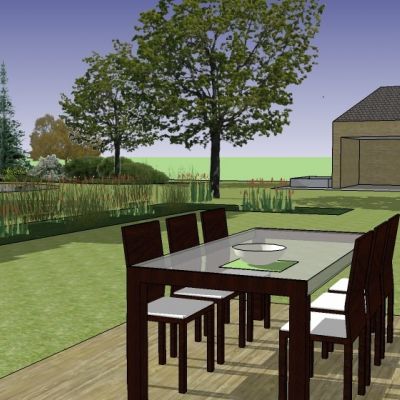 Vizualizace zahrady - Šťáhlavy